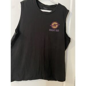 The Wizarding World Of Harry Potter‎ Black Sleeveless Tank Knight Bus Sz 2XL XXL